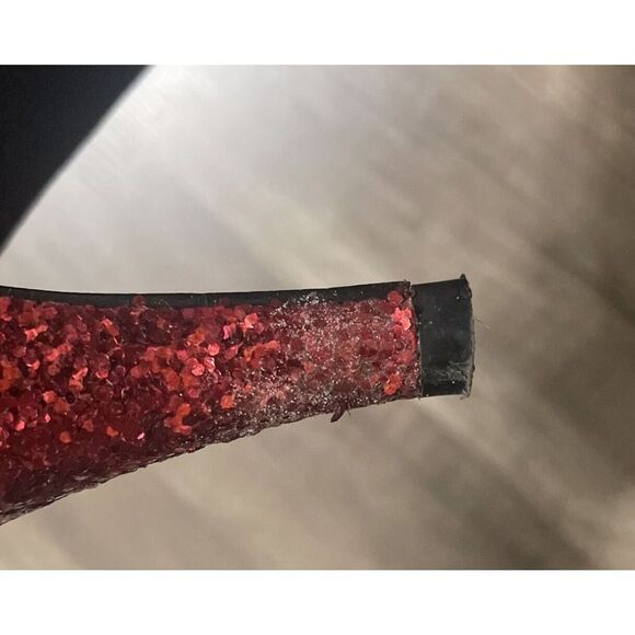 Spirit Halloween✨Red Glitter Mary Jane Heels Rocky Horror Dorothy Size 8 - Picture 5 of 5